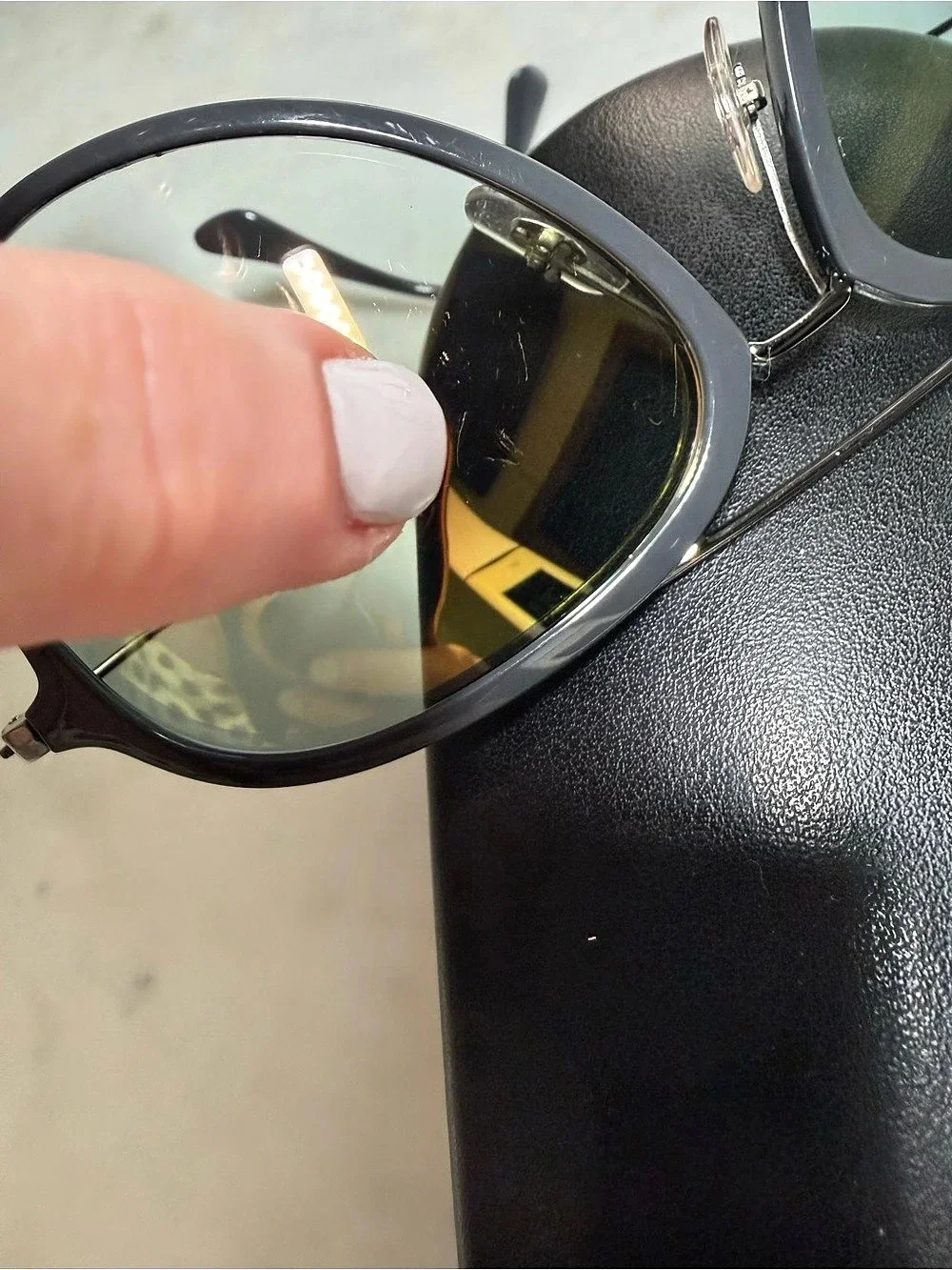 Ray-Ban Gold Gradient Pilot Aviator Sunglasses RB4298 6333/Y0